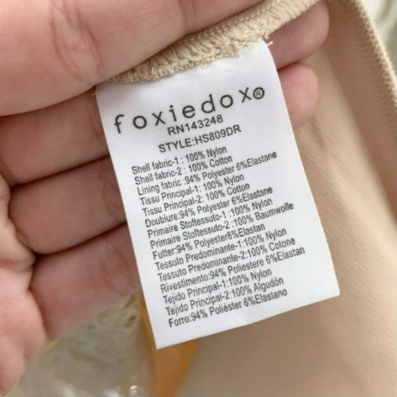 Foxiedox Yellow Floral Lace Mia Halter Dress - Picture 11 of 11